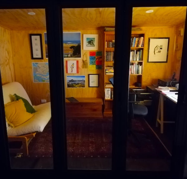 Come on a tour of my writing shed!